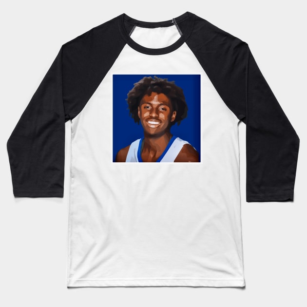 Tyrese Maxey Baseball T-Shirt by Playful Creatives